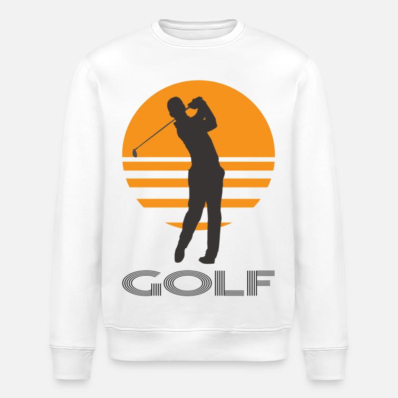 Le golf - Sweat bio ROLLER Stanley/Stella Unisexe - blanc