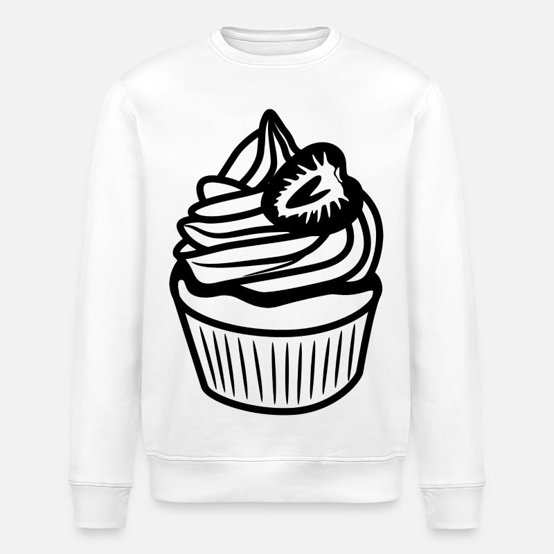 Torte - Stanley/Stella Unisex Bio-Sweatshirt ROLLER - Weiß
