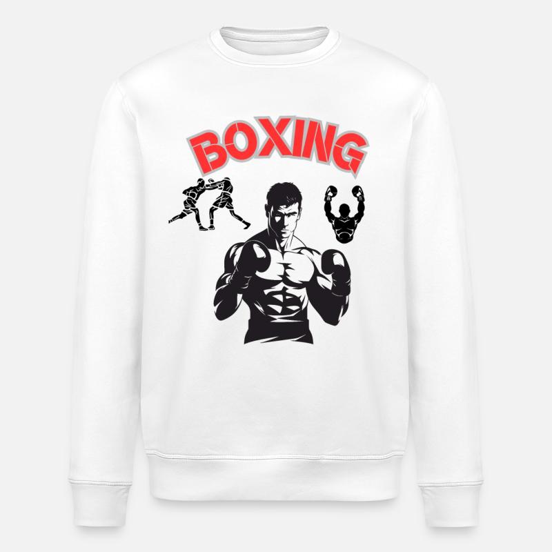 Boxen - Stanley/Stella Unisex Bio-Sweatshirt ROLLER - Weiß