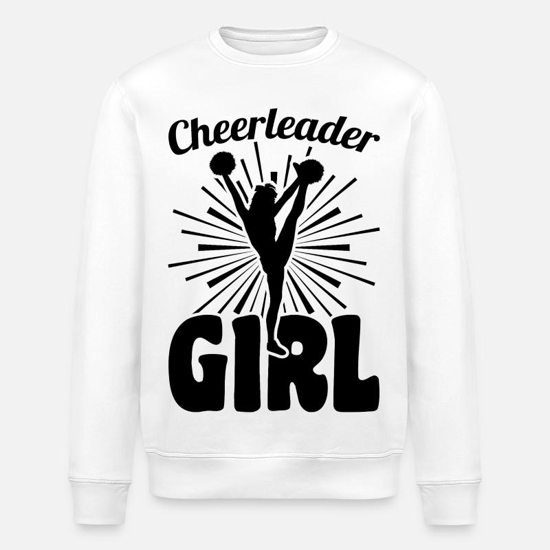 Cheerleaderin - Stanley/Stella Unisex Bio-Sweatshirt ROLLER - Weiß