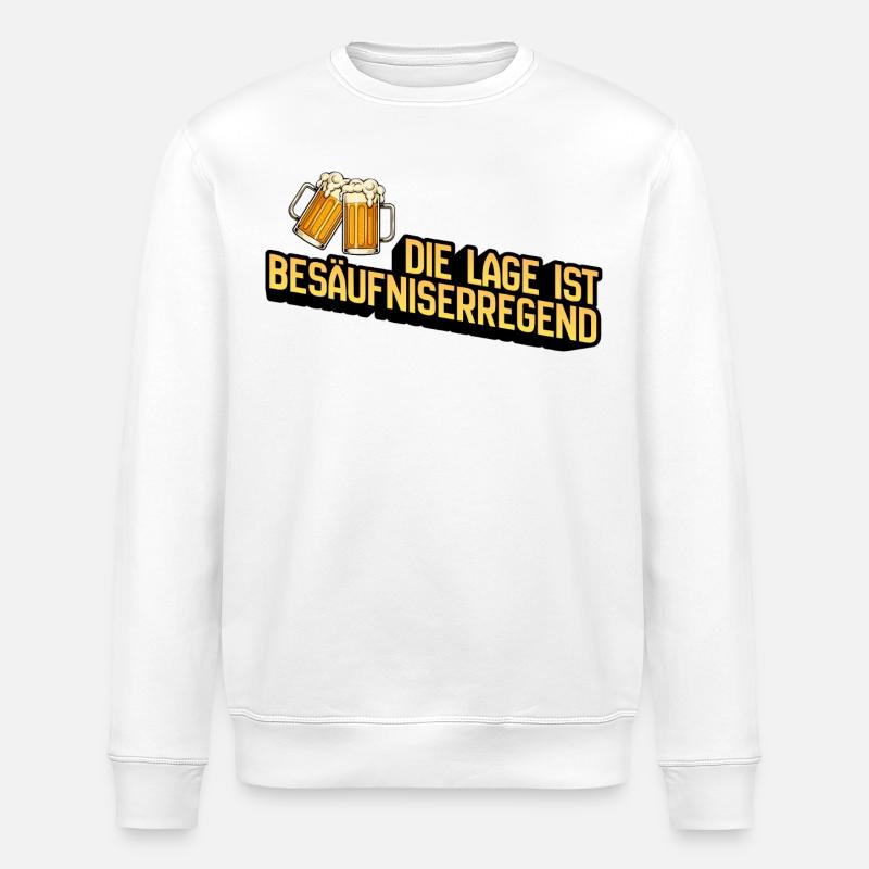 La situation est l’ivresse - Sweat bio ROLLER Stanley/Stella Unisexe - blanc