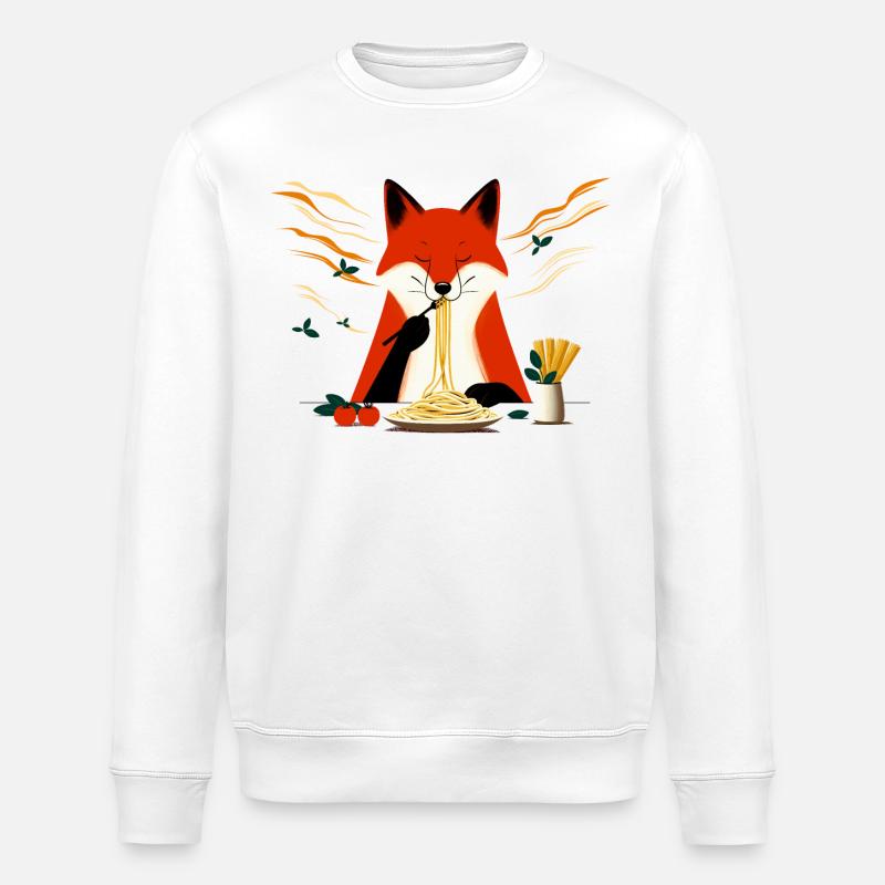 Pasta Fuchs - Stanley/Stella Unisex Bio-Sweatshirt ROLLER - Weiß