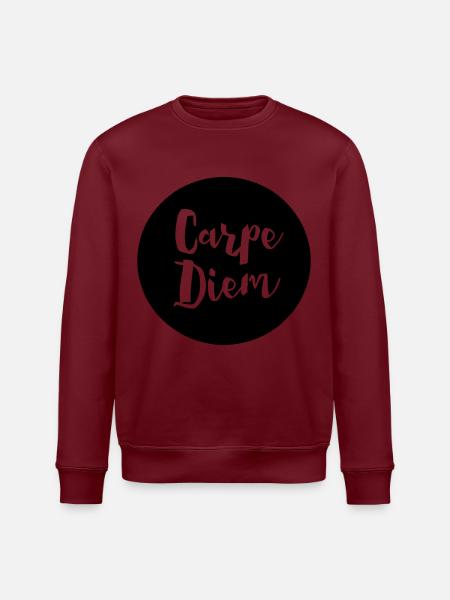 Carpe Diem - Stanley/Stella ROLLER Unisex Organic Sweatshirt - white