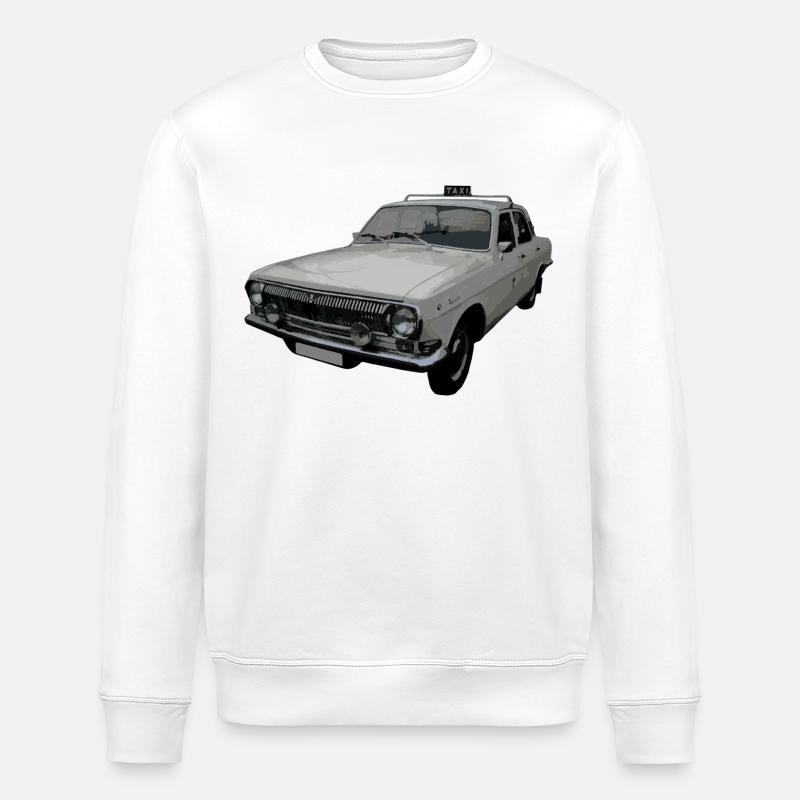 Wolga Taxi Wolga M24 - Stanley/Stella Unisex Bio-Sweatshirt ROLLER - Weiß