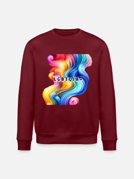 LGBTQIA+ - Stanley/Stella Unisex Bio-Sweatshirt ROLLER - Weiß