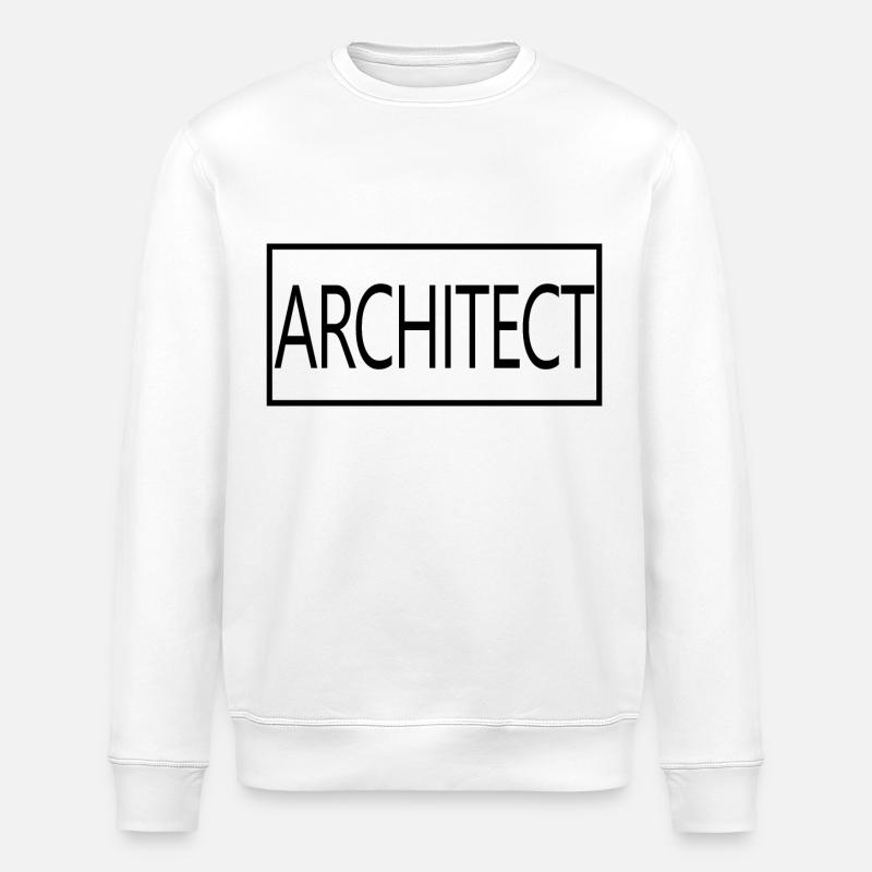 Architecte Fier étudiant architecte diplômé - Sweat bio ROLLER Stanley/Stella Unisexe - blanc