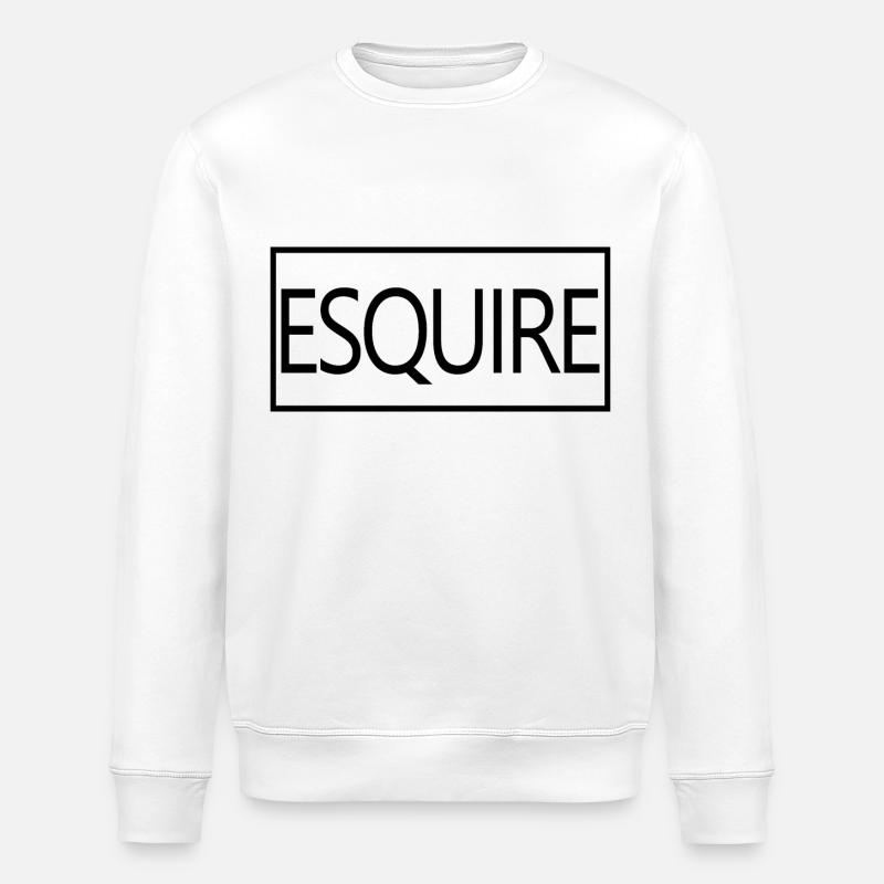 Esquire absolvierte Rechtsanwaltsschülerin - Stanley/Stella Unisex Bio-Sweatshirt ROLLER - Weiß
