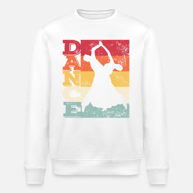 Gesellschaftstanz Wiener Walzer - Stanley/Stella Unisex Bio-Sweatshirt ROLLER - Weiß