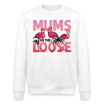 Moms on the Loose Girls Voyage de réunion - Sweat bio ROLLER Stanley/Stella Unisexe - blanc - Devant - Nik (191cm)