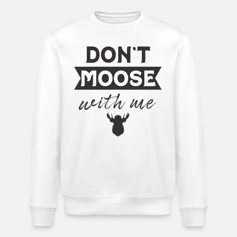 Ne m’embête pas - Sweat bio ROLLER Stanley/Stella Unisexe - blanc