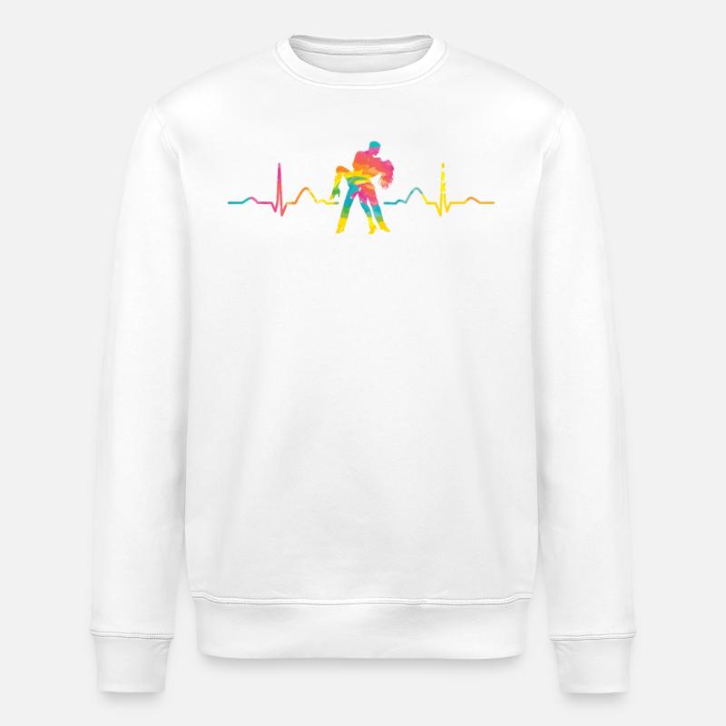 Salsero et salsera Heartbeat Salsa - Sweat bio ROLLER Stanley/Stella Unisexe - blanc