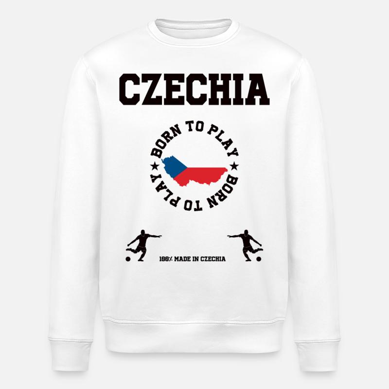 Tschechien - Stanley/Stella Unisex Bio-Sweatshirt ROLLER - Weiß