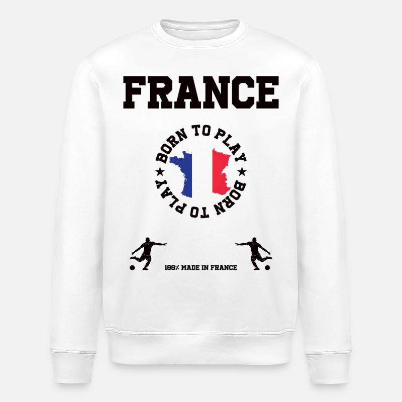 France - Stanley/Stella ROLLER Unisex Organic Sweatshirt - white
