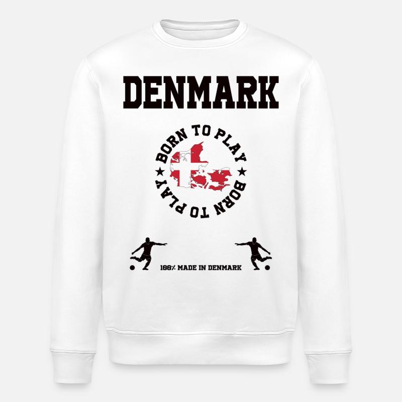 Danemark - Sweat bio ROLLER Stanley/Stella Unisexe - blanc