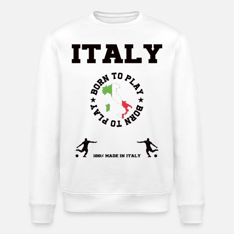 Italie - Sweat bio ROLLER Stanley/Stella Unisexe - blanc