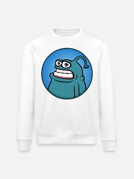 Mampfredo - Stanley/Stella ROLLER Unisex Organic Sweatshirt - white