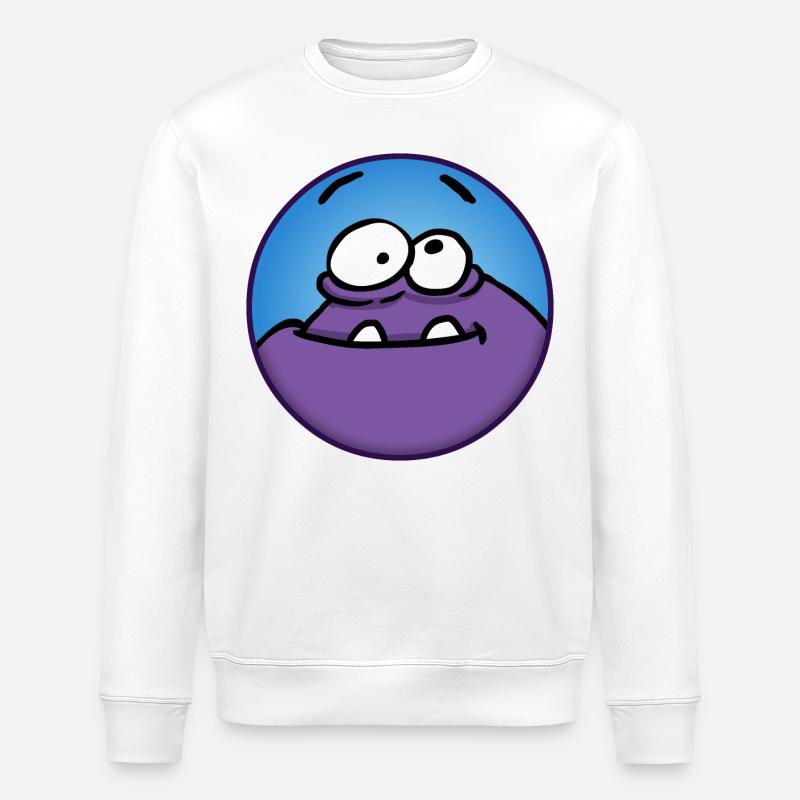 PlumBoo - Stanley/Stella ROLLER Unisex Organic Sweatshirt - white