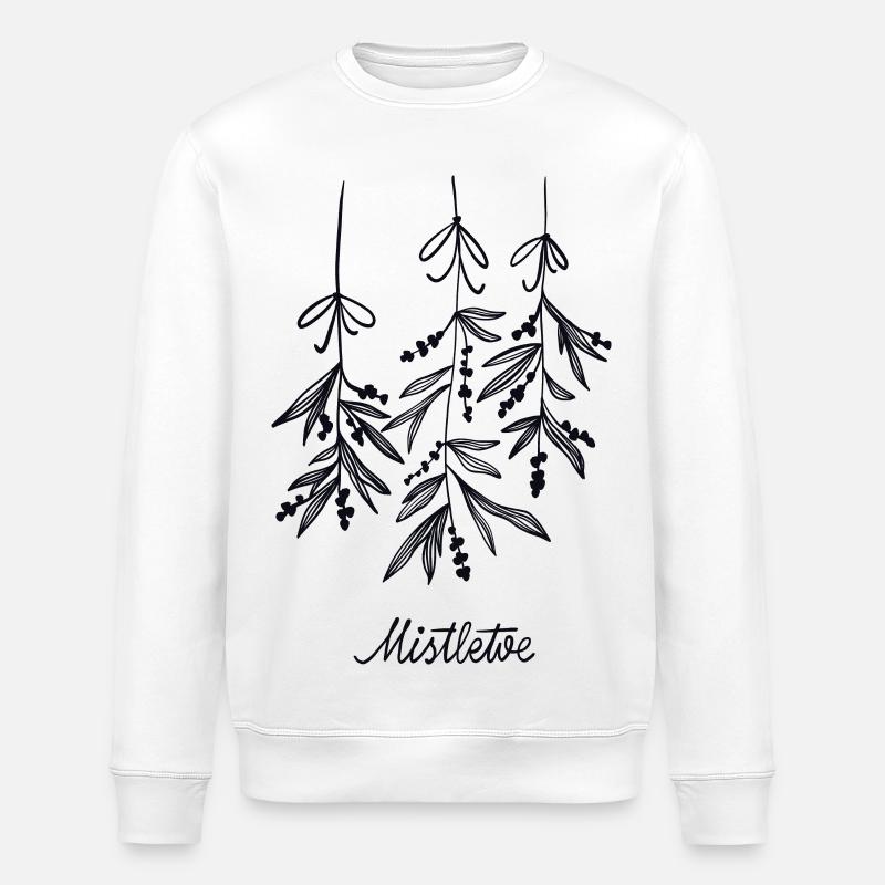 Mistletoe - Sweat bio ROLLER Stanley/Stella Unisexe - blanc