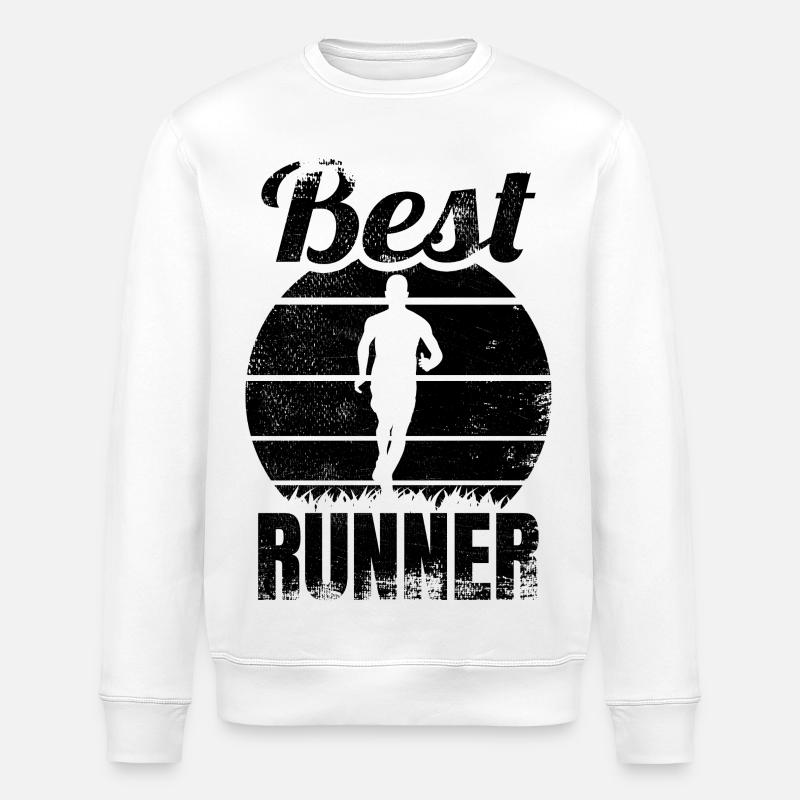 Bishop - Stanley/Stella ROLLER Unisex Organic Sweatshirt - white