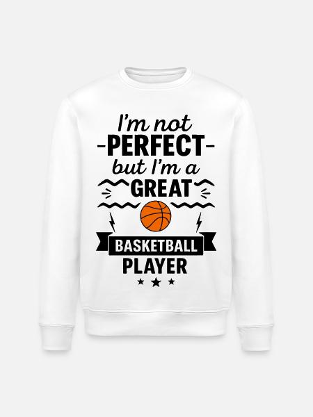 Pas parfait mais un grand basketteur - Sweat bio ROLLER Stanley/Stella Unisexe - blanc
