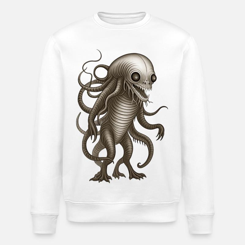 BUG #3 – dunkle Hölle - Stanley/Stella Unisex Bio-Sweatshirt ROLLER - Weiß