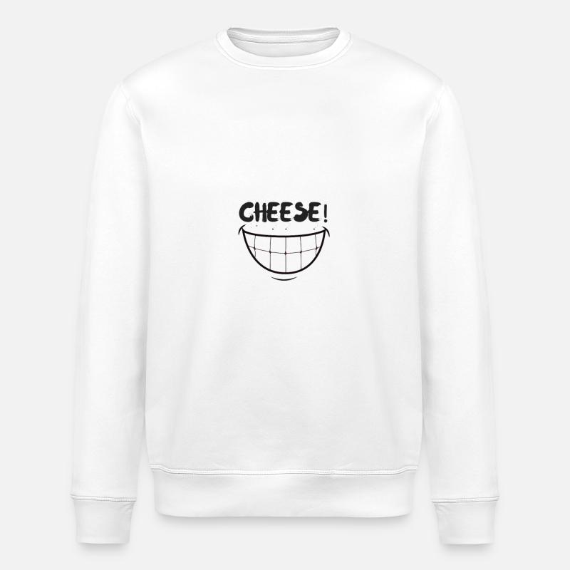 KÄSE - Stanley/Stella Unisex Bio-Sweatshirt ROLLER - Weiß