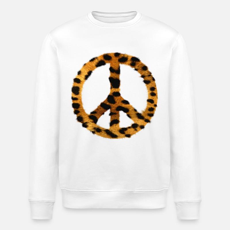 Peace my love - Stanley/Stella Unisex Bio-Sweatshirt ROLLER - Weiß