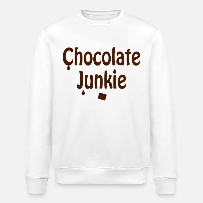 chocolatejunkie - Stanley/Stella Unisex Bio-Sweatshirt ROLLER - Weiß