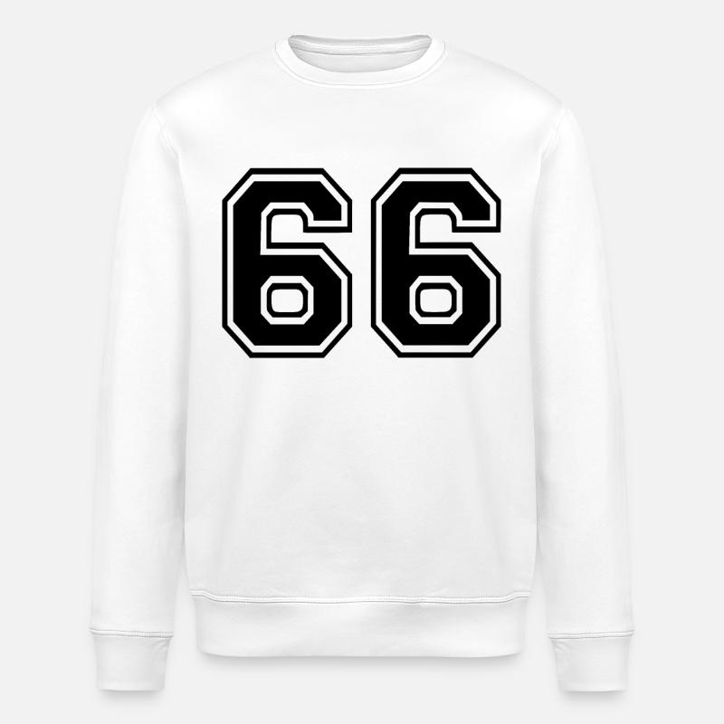66 - Stanley/Stella ROLLER Unisex Organic Sweatshirt - white