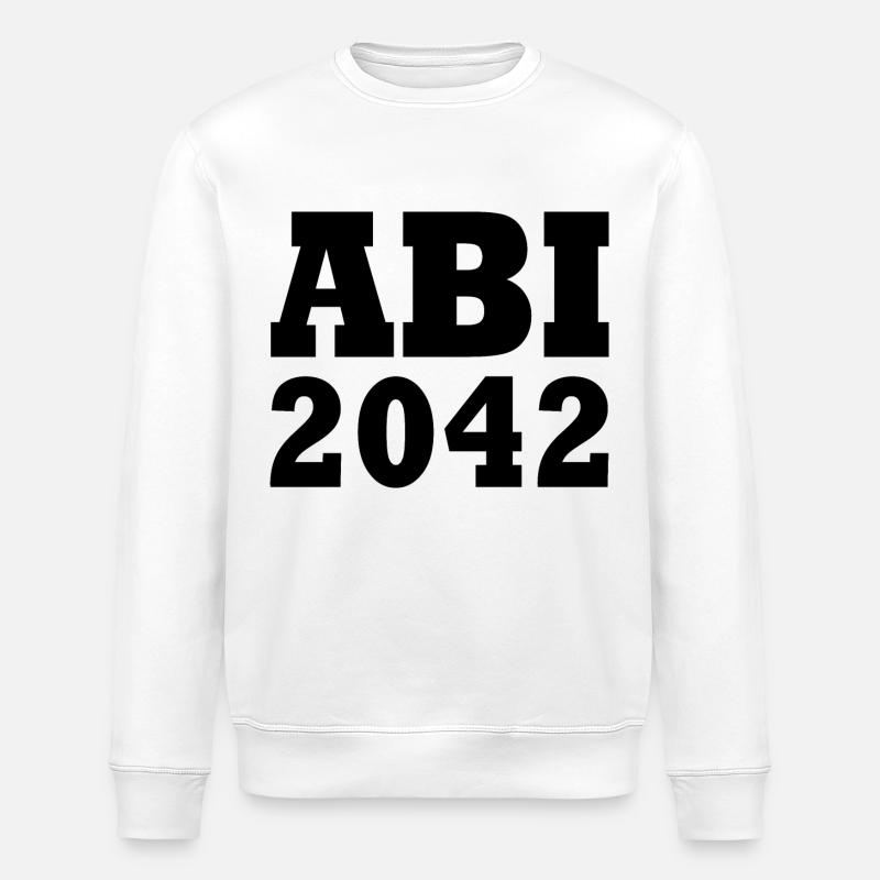 Abi 2042 - Stanley/Stella Unisex Bio-Sweatshirt ROLLER - Weiß