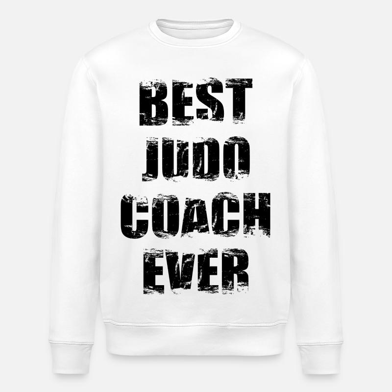 Judo Trainer - Stanley/Stella Unisex Bio-Sweatshirt ROLLER - Weiß