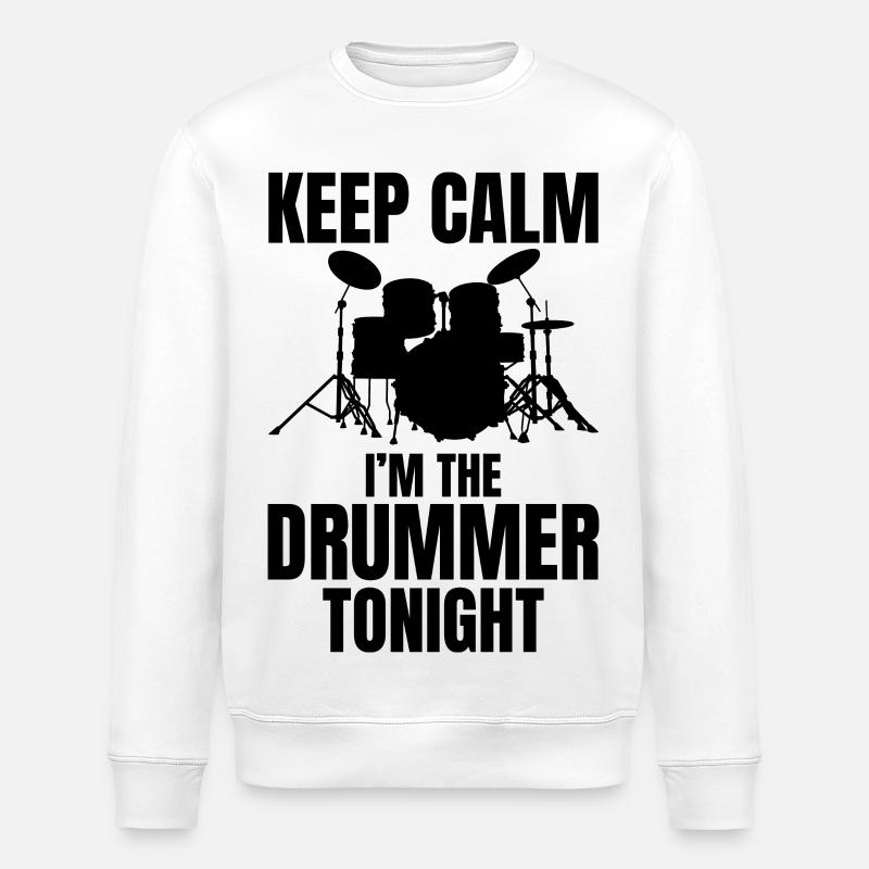 Citation du batteur - Sweat bio ROLLER Stanley/Stella Unisexe - blanc