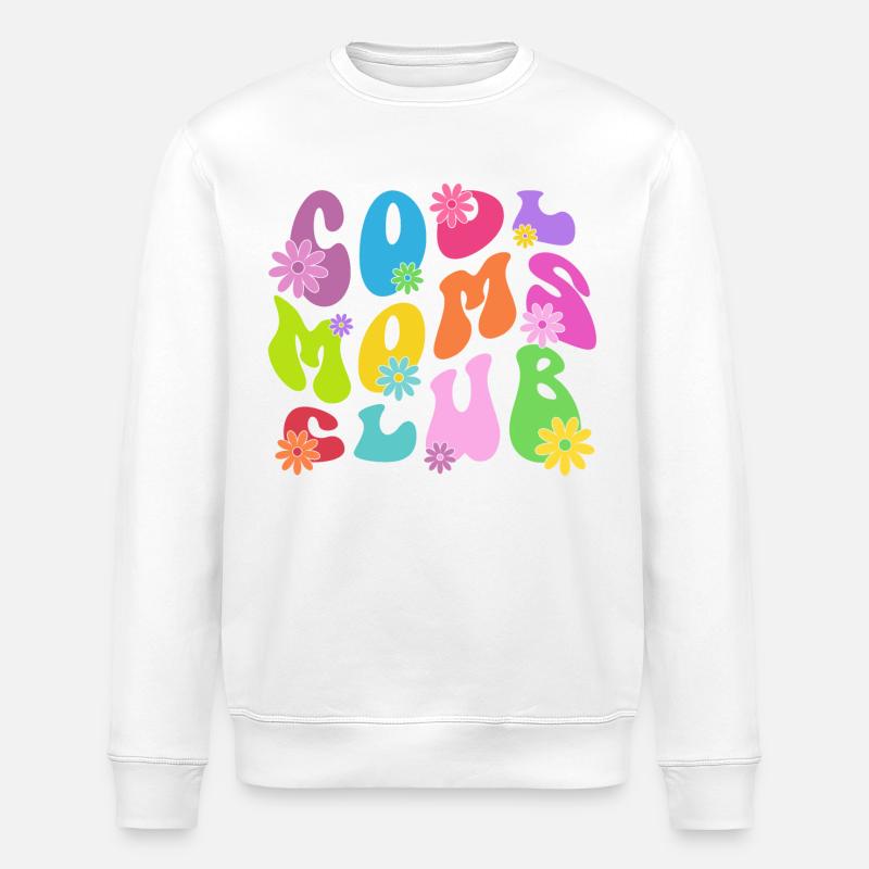 Cool Moms Club - Stanley/Stella Unisex Bio-Sweatshirt ROLLER - Weiß