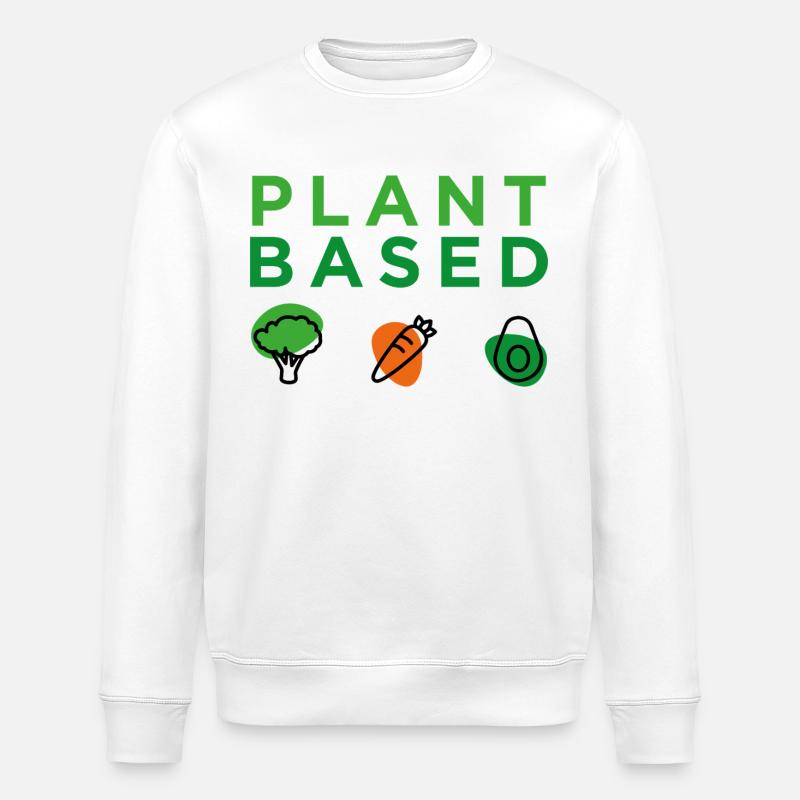 À base de plantes - Sweat bio ROLLER Stanley/Stella Unisexe - blanc