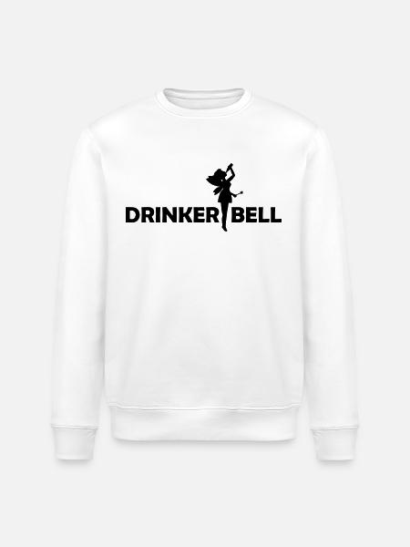 Drinkerbell - Stanley/Stella ROLLER Unisex Organic Sweatshirt - white