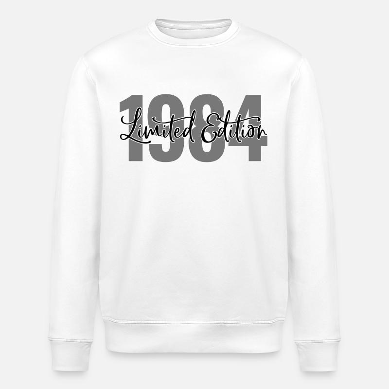 Limited Edition 1984 - Stanley/Stella ROLLER Unisex Organic Sweatshirt - white