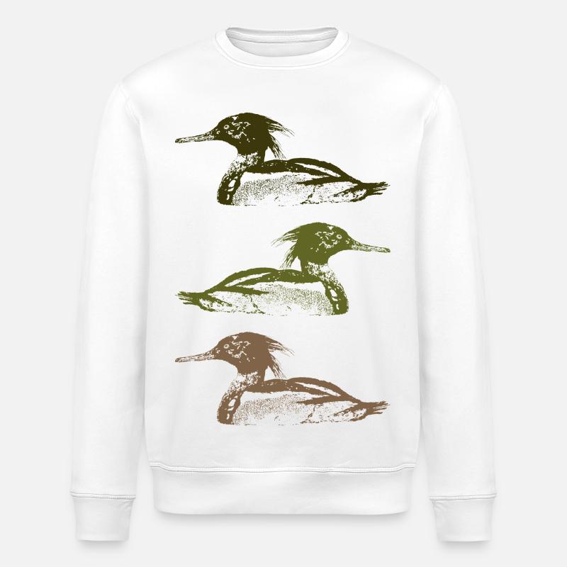 MERGUS - Stanley/Stella Unisex Bio-Sweatshirt ROLLER - Weiß