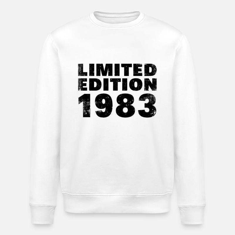 Édition limitée 1983 - 40e anniversaire - Sweat bio ROLLER Stanley/Stella Unisexe - blanc