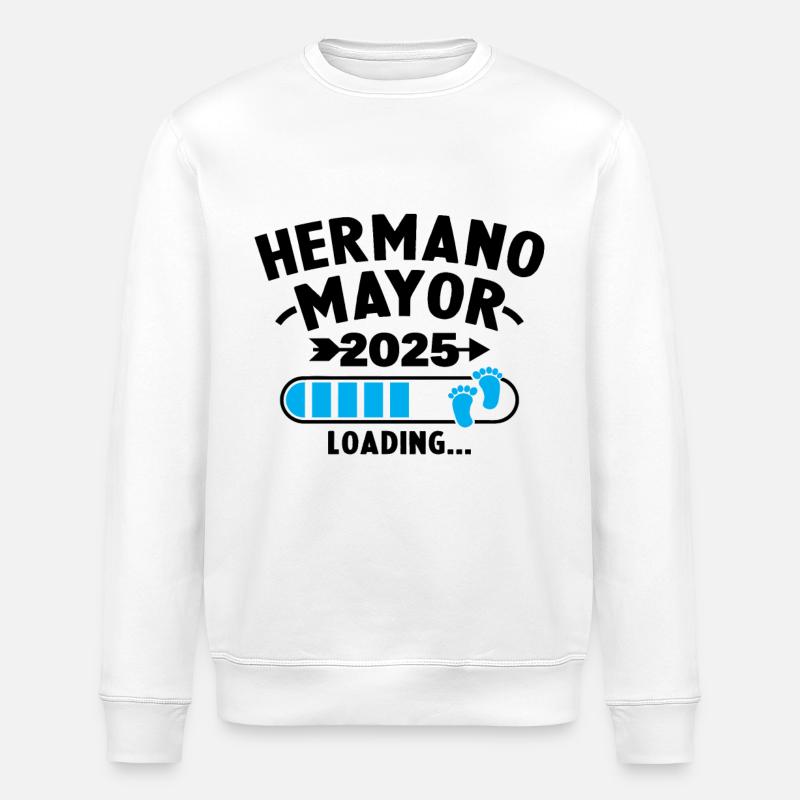 Big Brother 2025 loading - Stanley/Stella ROLLER Unisex Organic Sweatshirt - white