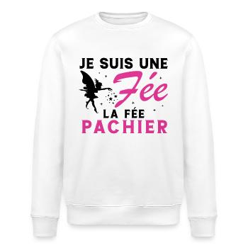 Je suis une fée la fée pachier Cadeau Humoristique - Sweat bio ROLLER Stanley/Stella Unisexe - blanc - Devant - Nik (191cm)