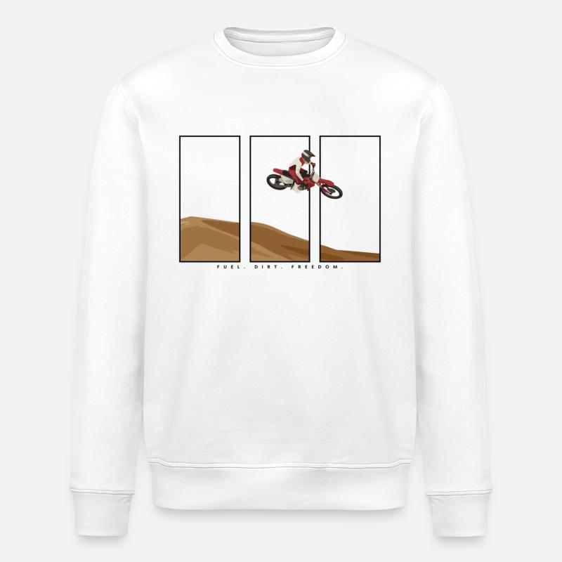 Combustible. Saleté. Liberté. - Sweat bio ROLLER Stanley/Stella Unisexe - blanc