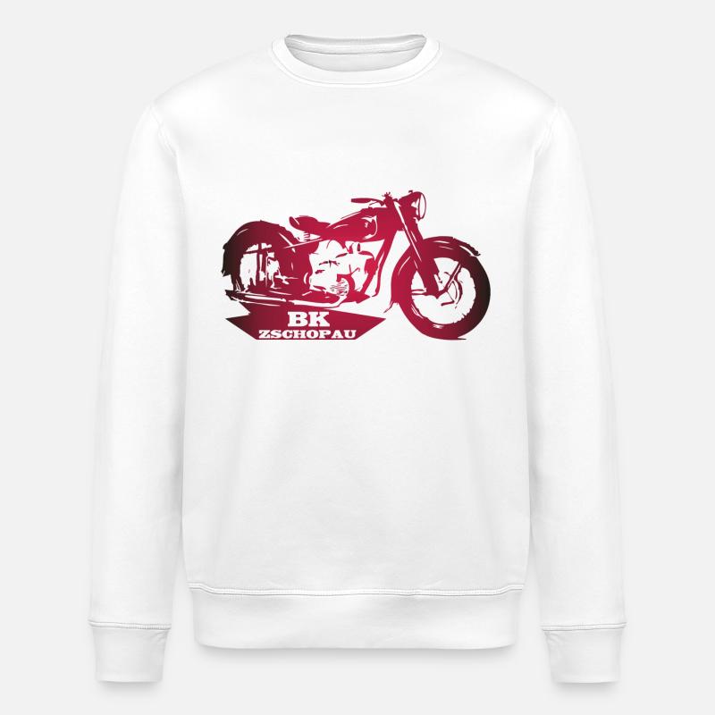 MZ BK Zschopau - Stanley/Stella Unisex Bio-Sweatshirt ROLLER - Weiß