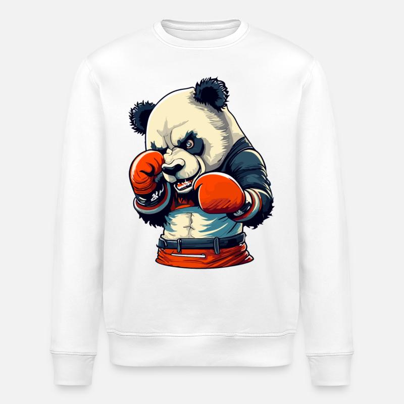Boîte Panda - Sweat bio ROLLER Stanley/Stella Unisexe - blanc