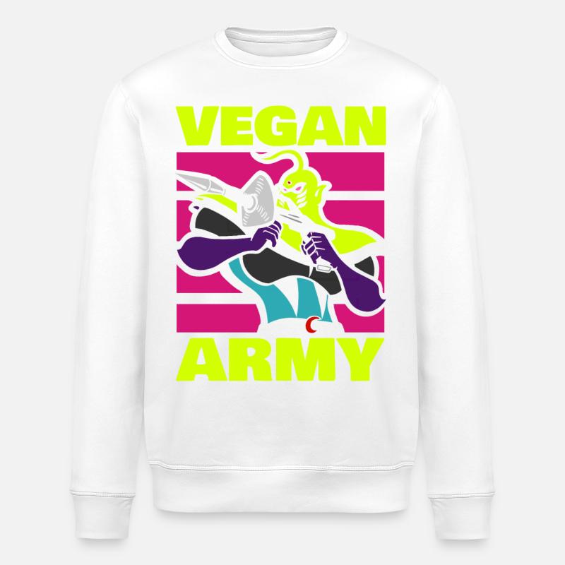 VG ARMY - Sweat bio ROLLER Stanley/Stella Unisexe - blanc