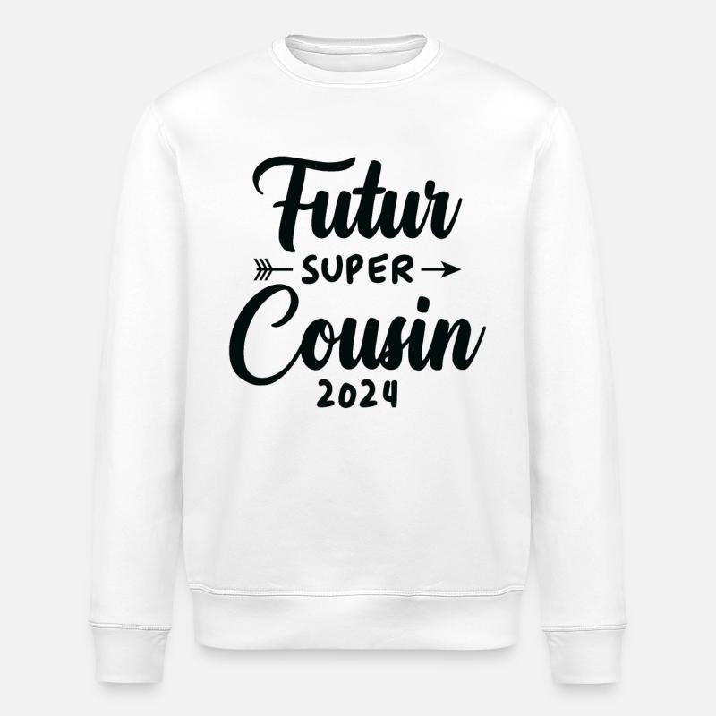 Futur super cousin 2024 - Sweat bio ROLLER Stanley/Stella Unisexe - blanc