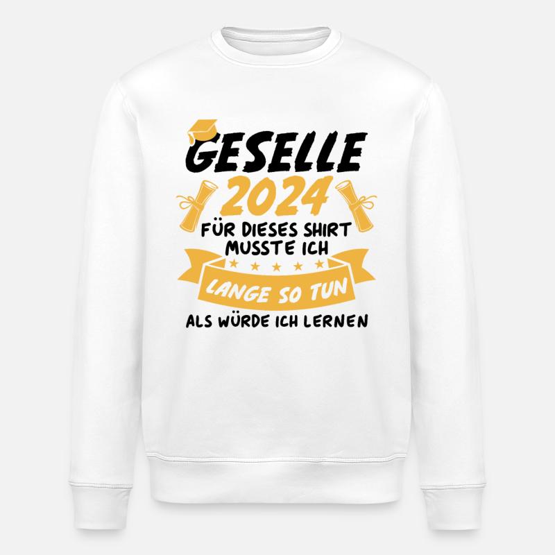 Geselle 2024 - Stanley/Stella Unisex Bio-Sweatshirt ROLLER - Weiß