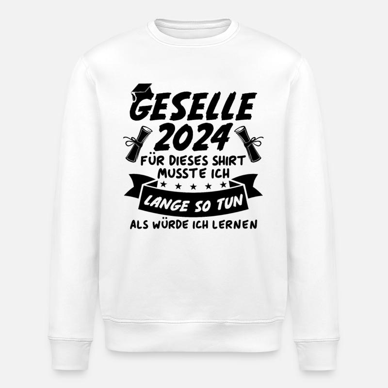Geselle 2024 - Stanley/Stella Unisex Bio-Sweatshirt ROLLER - Weiß