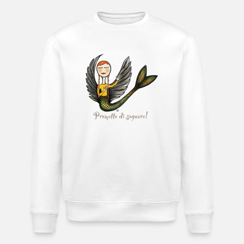 PROMESSE DE RÊVE - Sweat bio ROLLER Stanley/Stella Unisexe - blanc