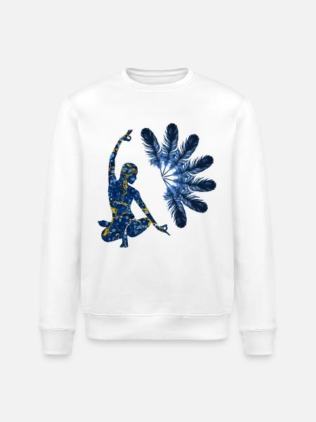 yoga 22 e 272 - Stanley/Stella ROLLER Unisex Organic Sweatshirt - white