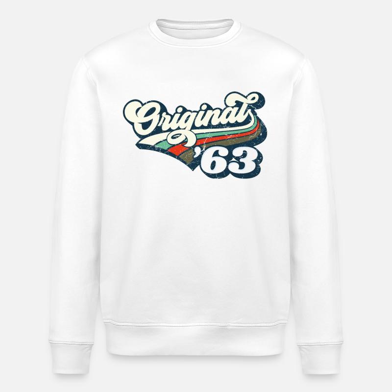 Original '63 - Stanley/Stella ROLLER Unisex Organic Sweatshirt - white